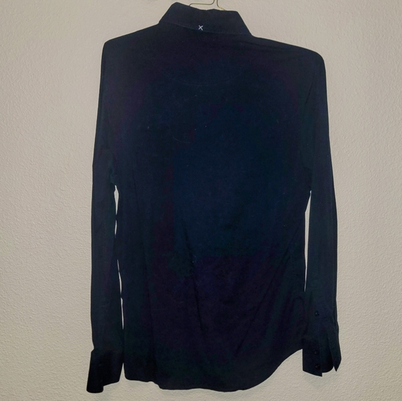 7 Diamonds XL Navy Button Up in Dress Shirt - Picture 2 of 5